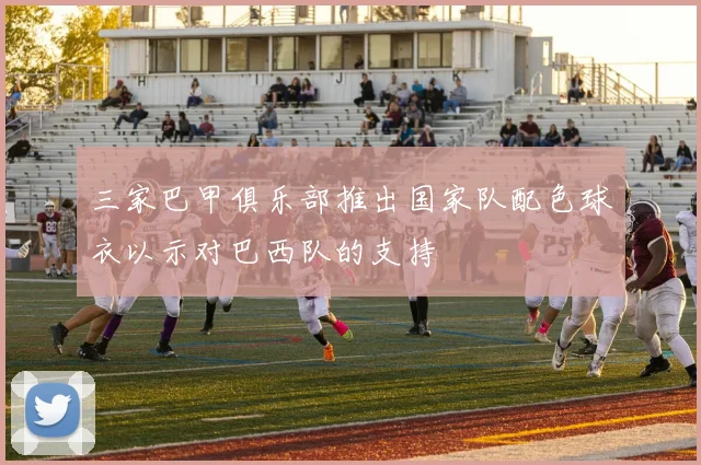 三家巴甲俱乐部推出国家队配色球衣以示对巴西队的支持